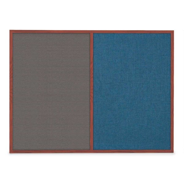 Slim Style Indoor Enclosed Corkboard, 48